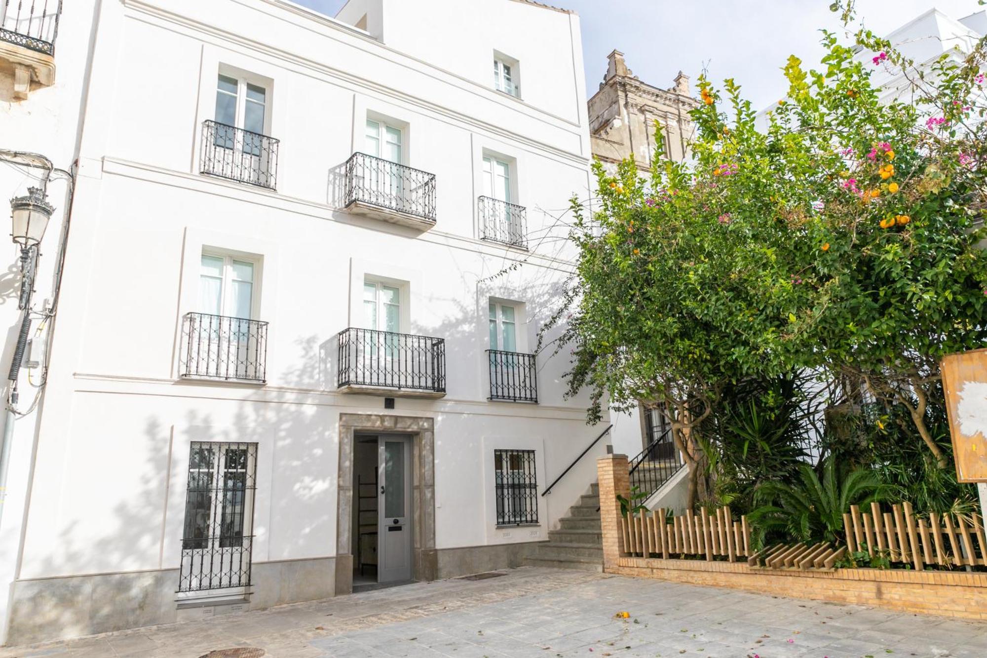Casa Acua De Guzman - De Diseno, Casco Hist Apartment Tarifa Ngoại thất bức ảnh